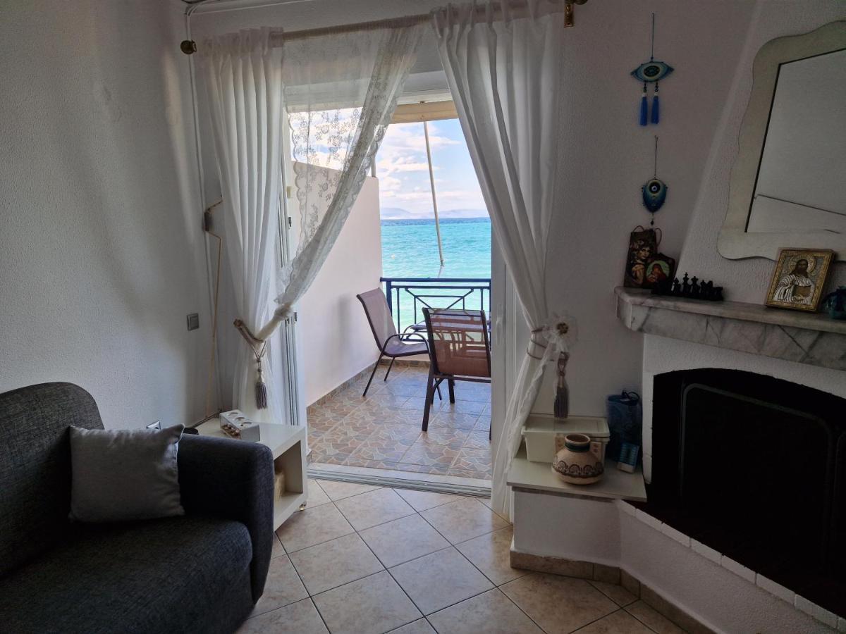 Korinthian Sea View Daire Nerántza Dış mekan fotoğraf