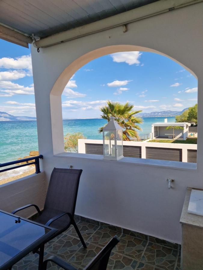 Korinthian Sea View Daire Nerántza Dış mekan fotoğraf